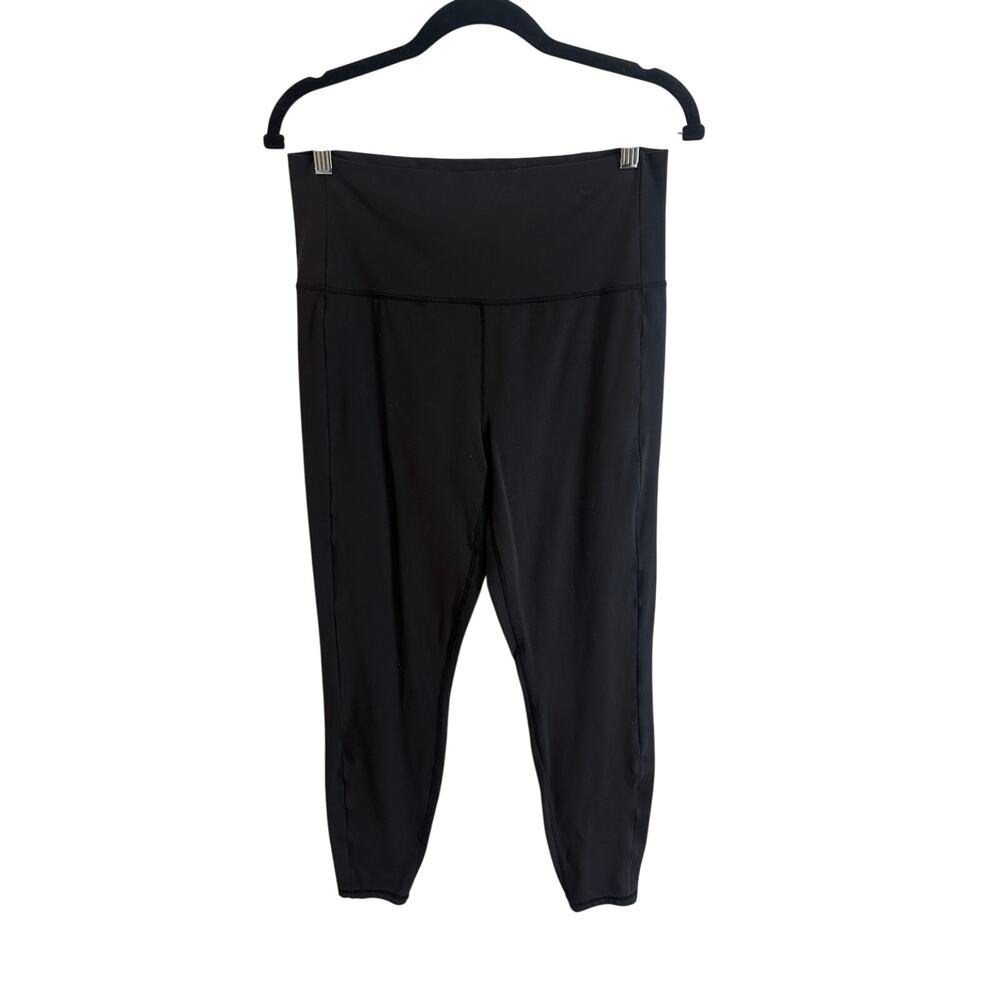 Left on Friday Black Leggings Super Move Tights Sz XL Athletic Bottoms 25"